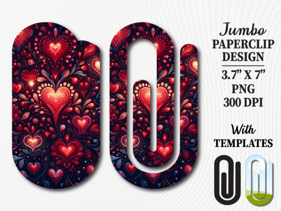 Dark Boho Floral Heart Jumbo Paperclip: A Comprehensive Evaluation