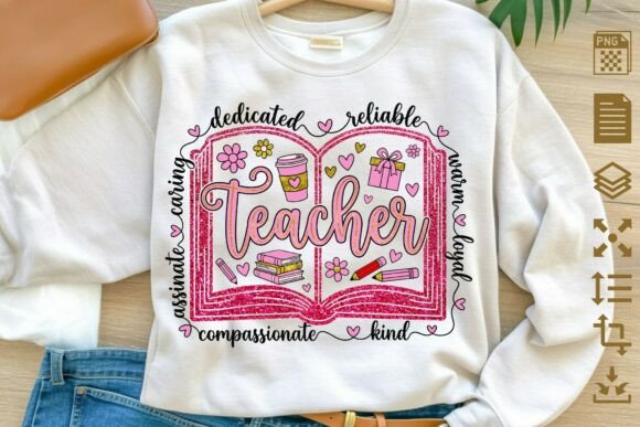 Evaluating Teacher PNG and Glitter Teacher PNG Assets for Professional Creators
