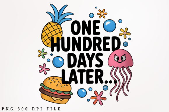 One Hundred Days Later 100 Days PNG Desi: Integrating Milestone Graphics into Creative Workflows