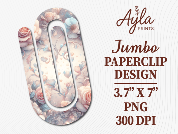 Pastel Floral Shabby Jumbo Paperclip: A Comprehensive Evaluation
