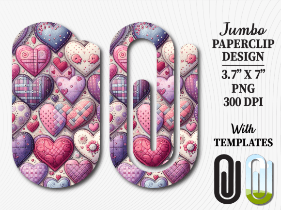 Purple Plaid Heart Jumbo Paperclip PNG: A Strategic Guide for Custom Creators