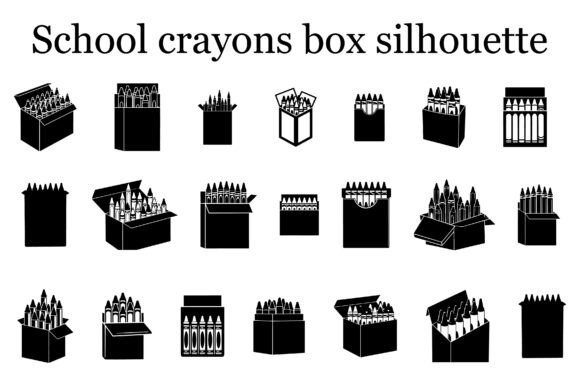 Strategic Value of the School Crayons Box Silhouette2 Bundle for Creative Enterprises