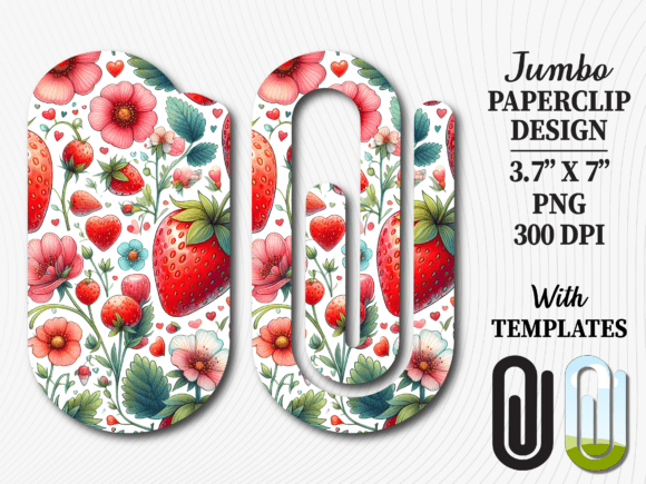 Sweet Strawberry Fruit Jumbo Paperclip: A Fresh Twist for Your Creative Projects