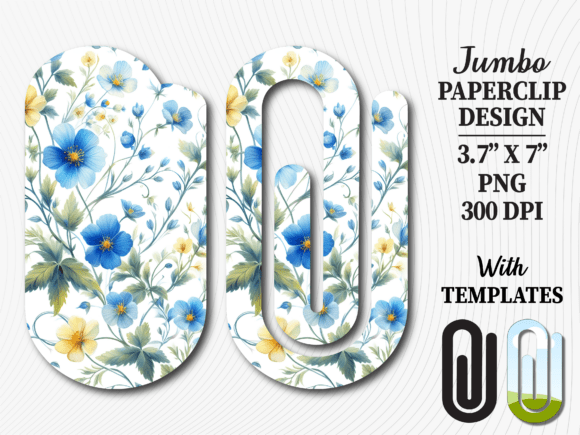 Wildflower Simple Jumbo Paperclip Design: A Creative Solution for Digital Crafters